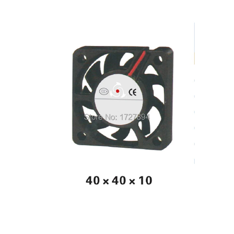 5 шт./лот 40*40*10 мм DC 12 В/24 В осевой вентилятор охлаждения для ПК или электрический шкаф XFS4010