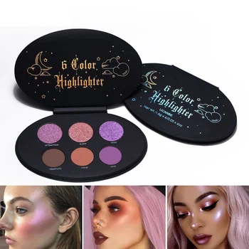 

Glitter Eye Shadow Makeup Palette Kit Highlighter+Blusher Bronzer Contour Kit Shimmer Matte Eyeshadow Power