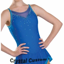 Лидер продаж фигурное катание платье для девочек изящные бренд Катание на коньках соревнование в катании на коньках платье DR3324