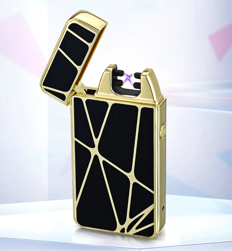 Novelty USB Rechargeable Electric Arc Lighters Personalized Cross