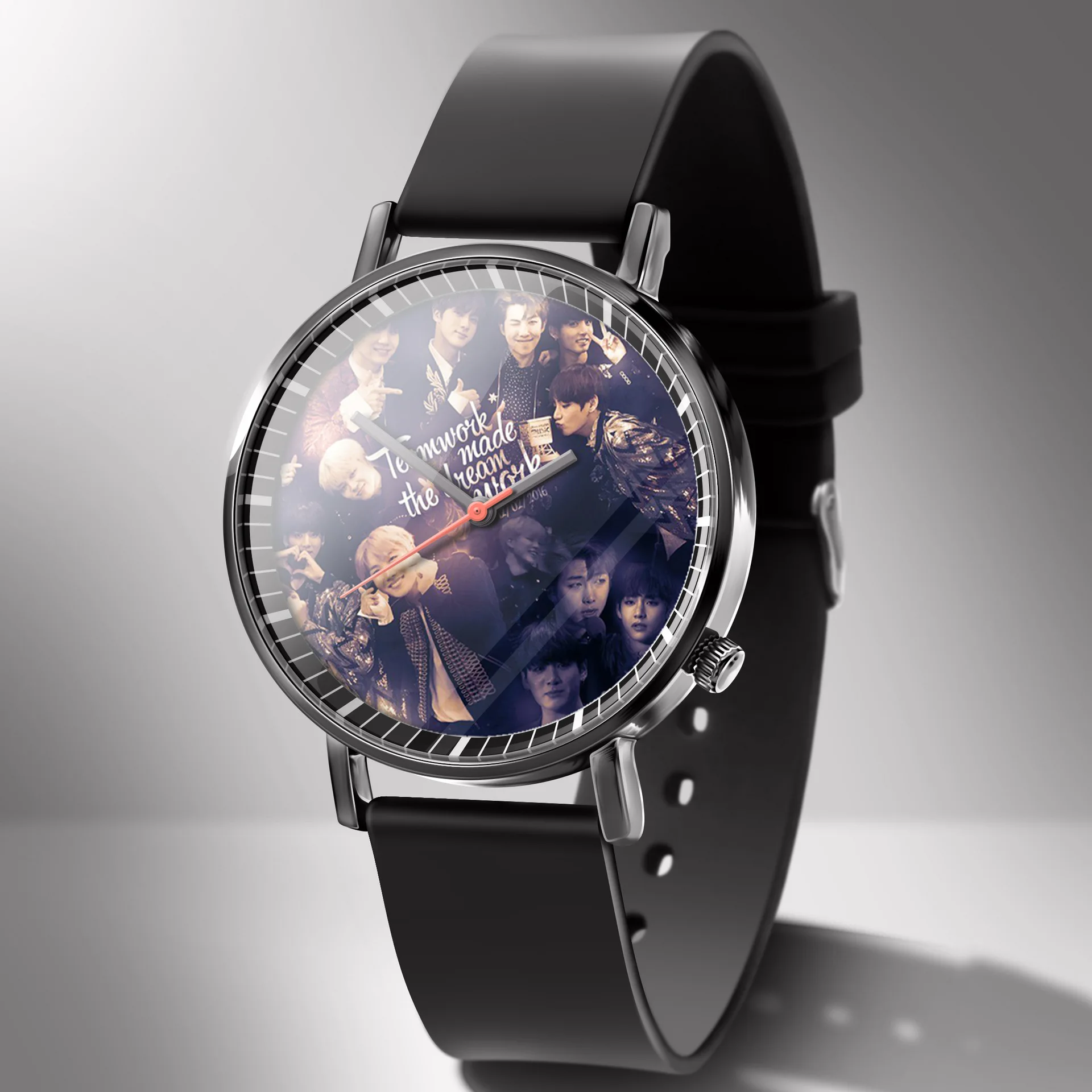 

Women Watch Casual Quartz Leather Band Men Watch Analog Wrist Bangtan Boys LOVE YOURSELF Answer JIN JIMIN JUNGKOOK V SUGA Watch