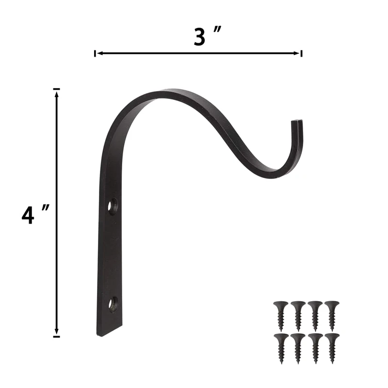 

New 10pcs/20Pcs Iron Hanger Wall Hooks for Hanging Lantern Planter Coat Rustic Home Decor SF66