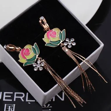 EH147 цветок kpop 2017 мода aretes ювелирные изделия pendientes brincos boucles d'oreilles bijoux бижутерия
