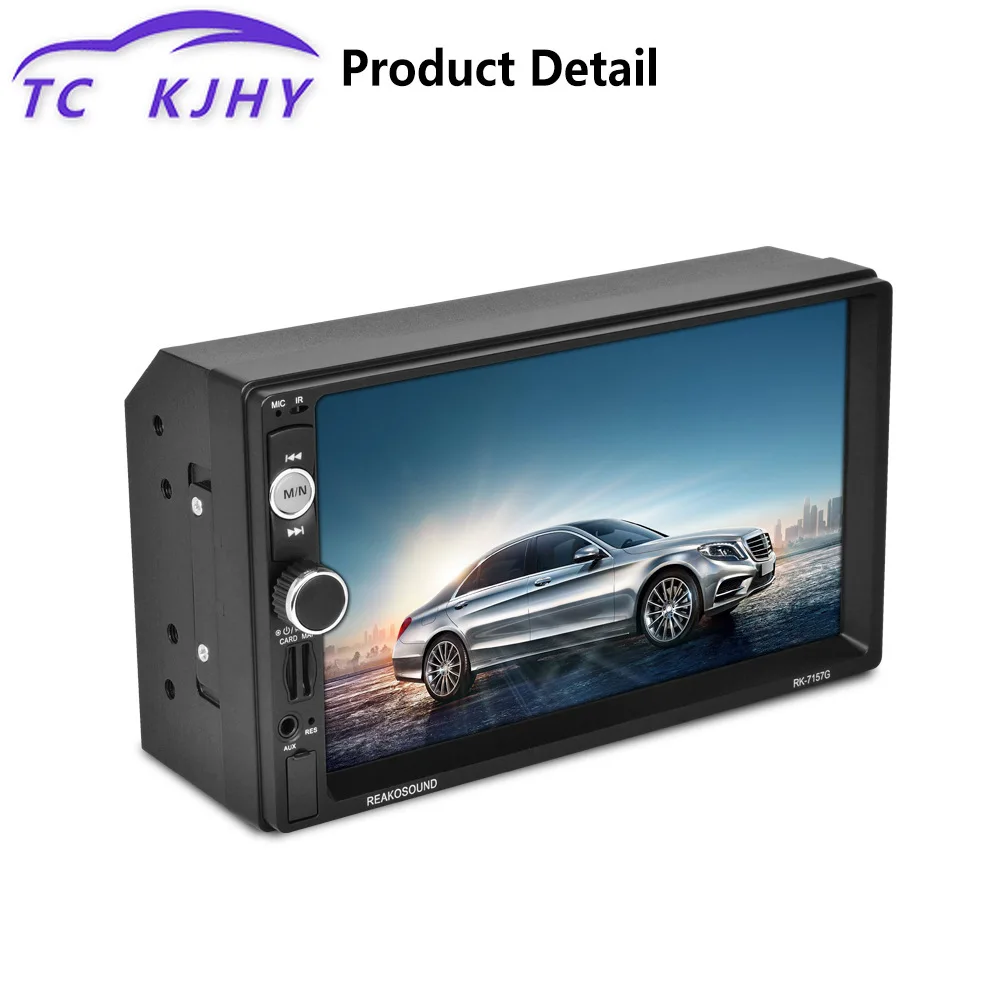 

7-inch Navigation MP5 Dual-fixed Vehicle Bluetooth Mobile Interconnection GPS Navigation Reversing Image Touch Screen 1080P