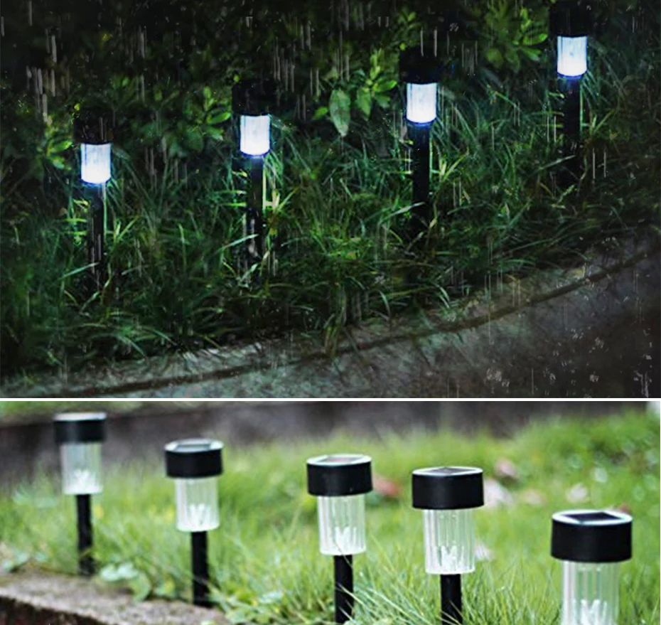 Movido a Energia Livre à Prova Água sem Fio Lâmpadas de Luz Solar para a Decoração do Jardim Luz ao ar Solar Levou Quintal Paisagem Caminho Luzes 10 Pcs d' 7 Água Sem Fio LEVOU Lâmpadas de Luz