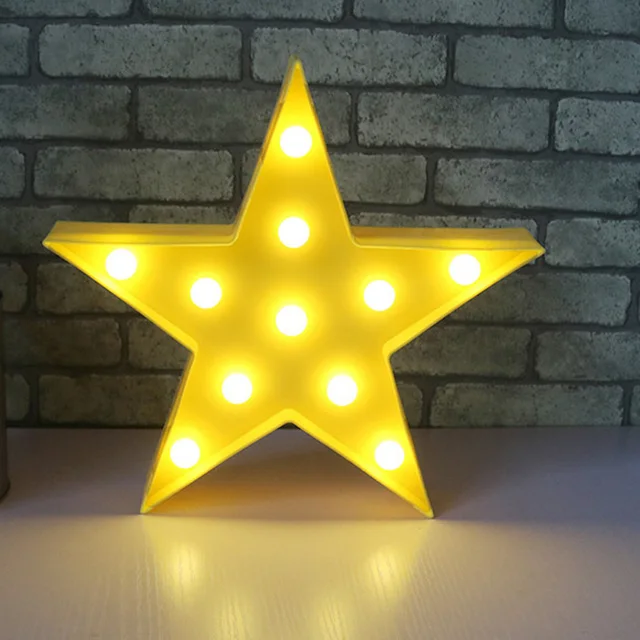 Buy Decorative LED Night Light 3D Star Moon Lamp Neon