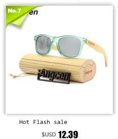 Angcen MS пакеты почте бамбук, дерево Ретро мода поляризованный свет зеленый натуральные солнцезащитные очки вручную ZB05