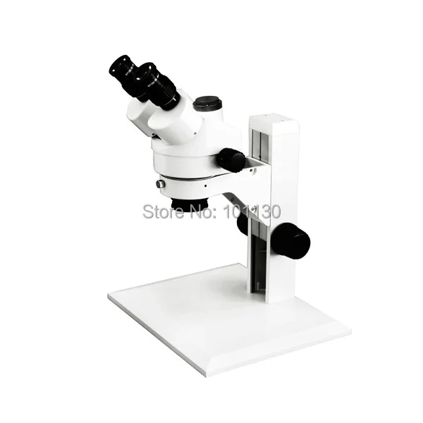 

TXB2-D8 Trinocular 7x~45x Zoom Stereo Microscope with Big Base for LED PCB Electronic Component Inspection Pressing Plating