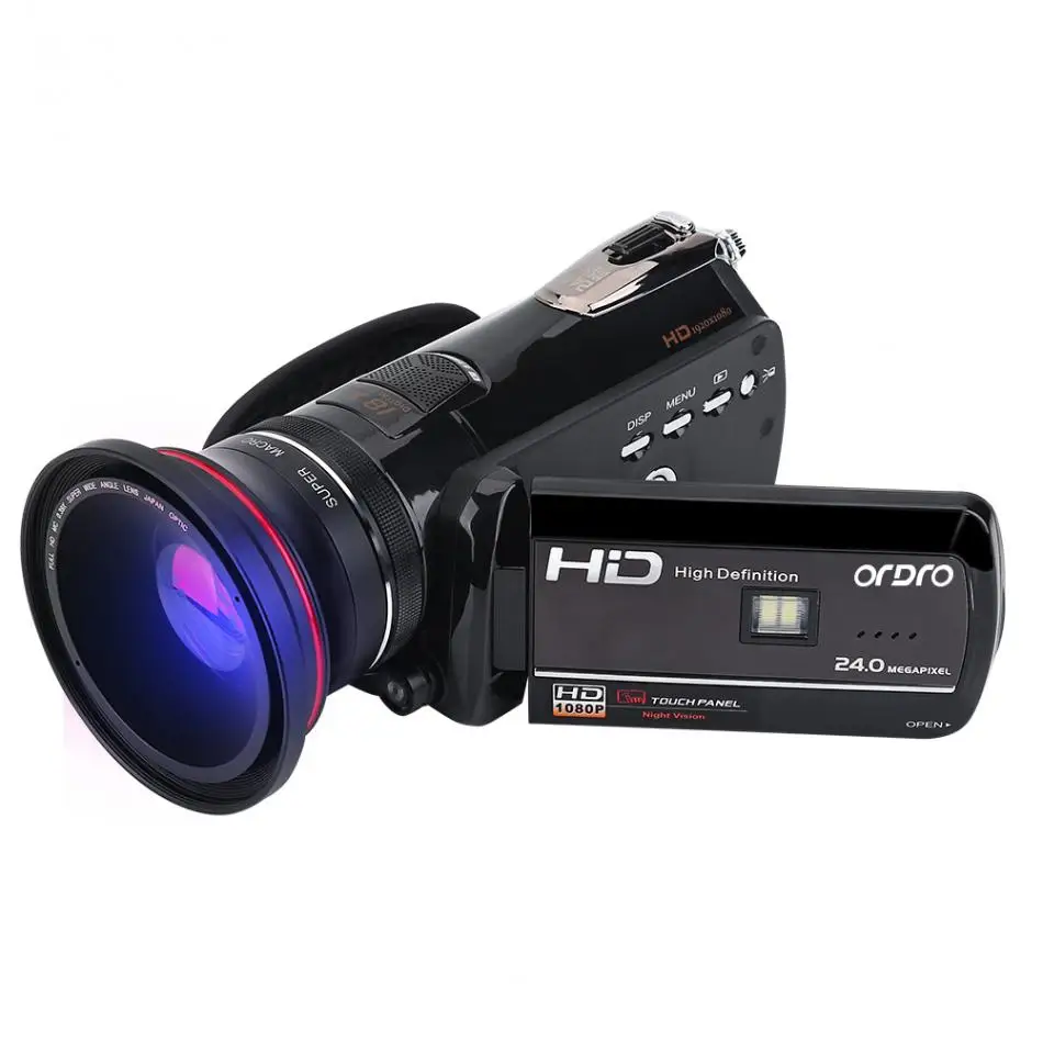 Buy ORDRO HDV D395 HD WiFi Video Camera Camcorder with