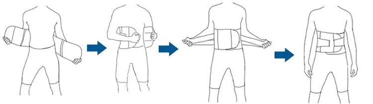 Hot Shaper men waist support waistband sports vest fitness belt Men's woman Compression Body Shaper Belt Shapers Waist Trimmer (2)