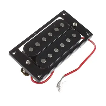 

2PCs(1 set)Black Humbucker Double Coil Electric Guitar Pickups + Frame Screw