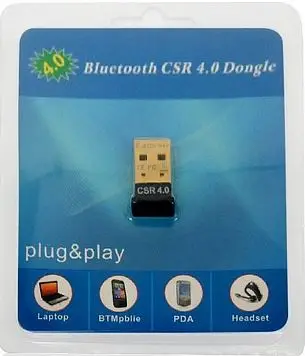 50 шт./лот Mini USB Bluetooth v4.0 адаптер CSR4.0 беспроводной USB Bluetooth адаптер для Windows 7/8/10 с Розничная посылка