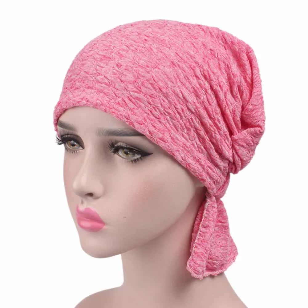 Женская раковая химиотерапия шляпа шапочки шарф Тюрбан, повязка на голову Кепка Хлопковая шапочка gorro gato женские зимние головные уборы для женщин