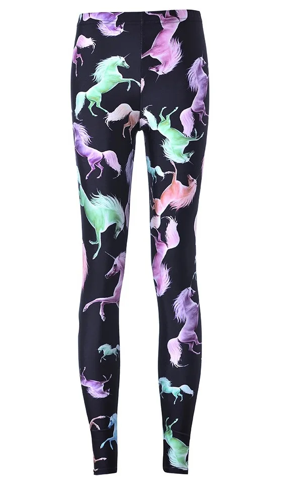 New Women Sexy Elastic Slim Leggings Pants Fitness Yoga Gym Trousers Colorful font b Horse b