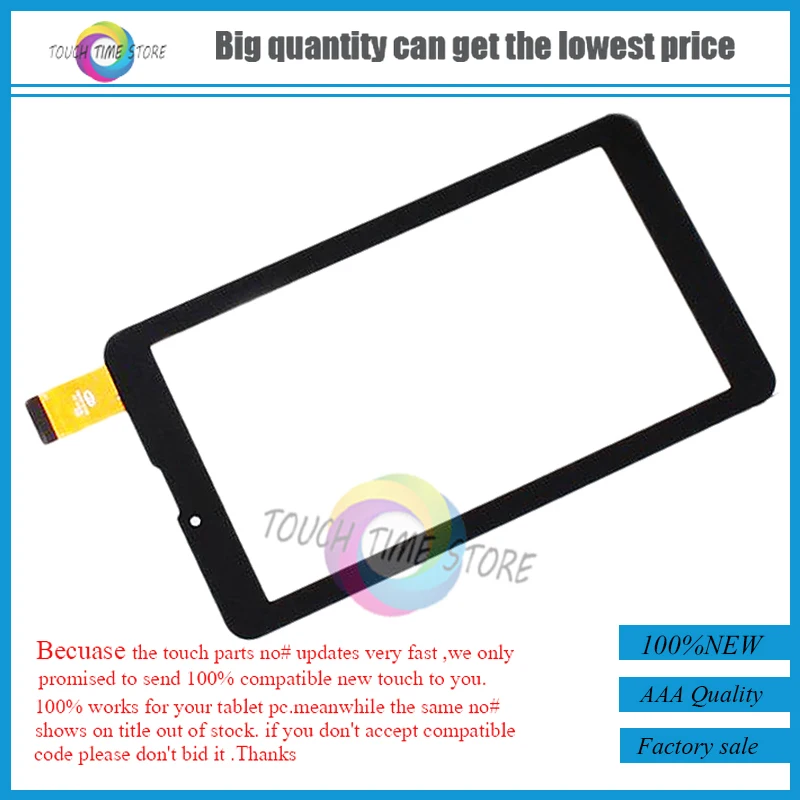 

7inch Black HS1275 Touch Screen Black for TEXET NaviPad TM-7049 3G Touch Panel Tablet PC Touch Panel Digitizer V106pg