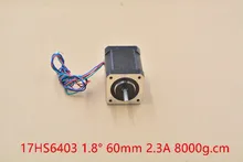 3D принтер двигателя 17HS6403 NEMA17 шаговый двигатель 42 двигателя 42bygh 2.3A длиной 60 мм для мельницы с ЧПУ 1 шт.