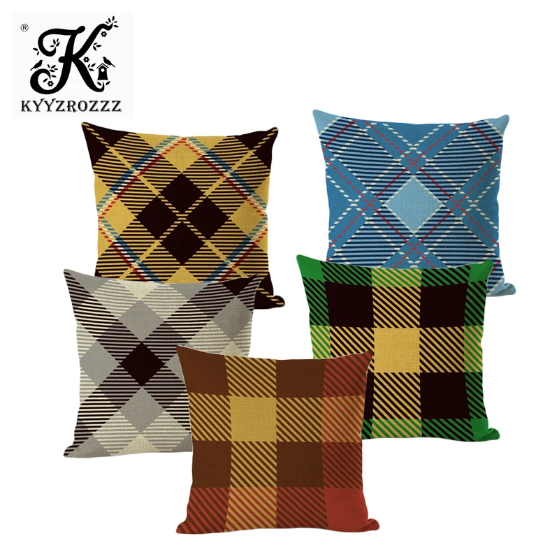 

Fashion Lattice Cushion Cover for Sofa Bed Home Decor 45x45 Pillow Case Home