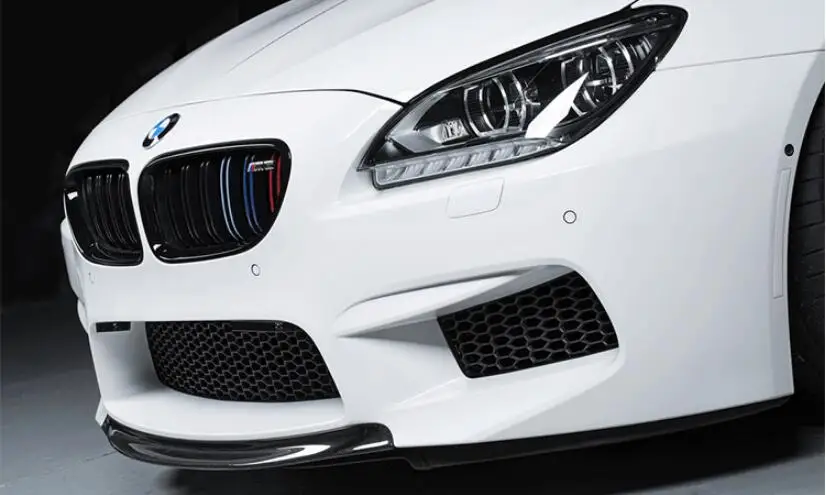 JIOYNG Carbon fiber Front Lip Bumper Spoiler Cover For BMW F06 F12 F13 ...