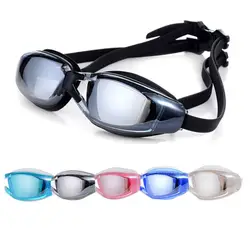 Анти-туман УФ-защита Плавание ming очки Водонепроницаемый силиконовые Плавание очки Профессиональный Плавание ming очки Для мужчин Для женщин