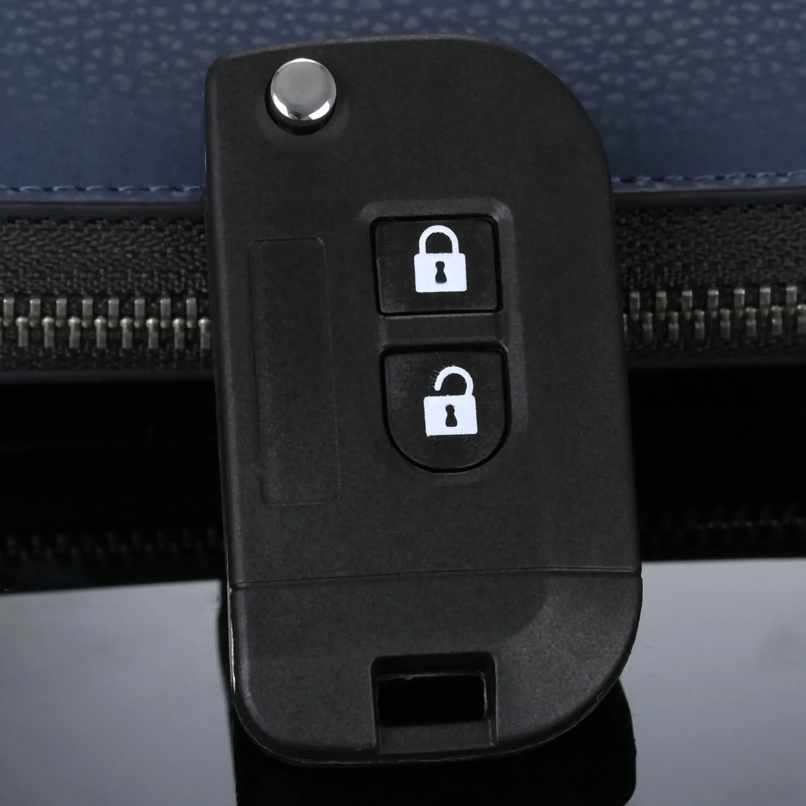 

2 Buttons Auot Flip Folding Key Fob Car Remote Key Shell Car Cover For Nissan Micra Note Navara Almera Replacement Key Case