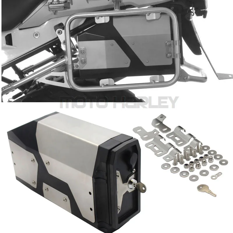 

Decorative stainless steel box for BMW R1200GS LC adventure 2004-2017 Toolbox Suitable for BMW side bracket