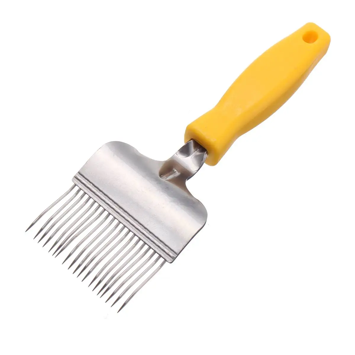Honey Fork Beekeeping Stainless Steel Uncapping fork Iron Honeycomb Honey Scraper Wooden Handle Tool