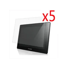 Розничная посылка 5 шт./лот ЖК-дисплей прозрачный Экран протектор Плёнки защитная пленка защита для lenovo Ideatab S6000 10," 10,1 inch планшет