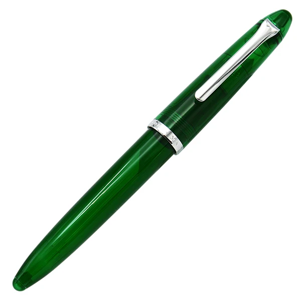 Матросская япония кюсю ограниченная прозрачная цветная стальная авторучка 0,35 IRAURITA - Цвет: green