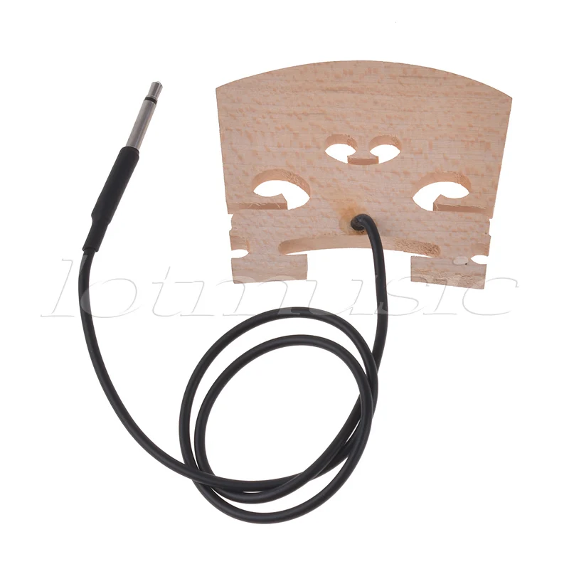 Electric Violin Bridge Piezo Pickup For 4/4 Violin Bridge Pick Up Replacementin Violin Parts