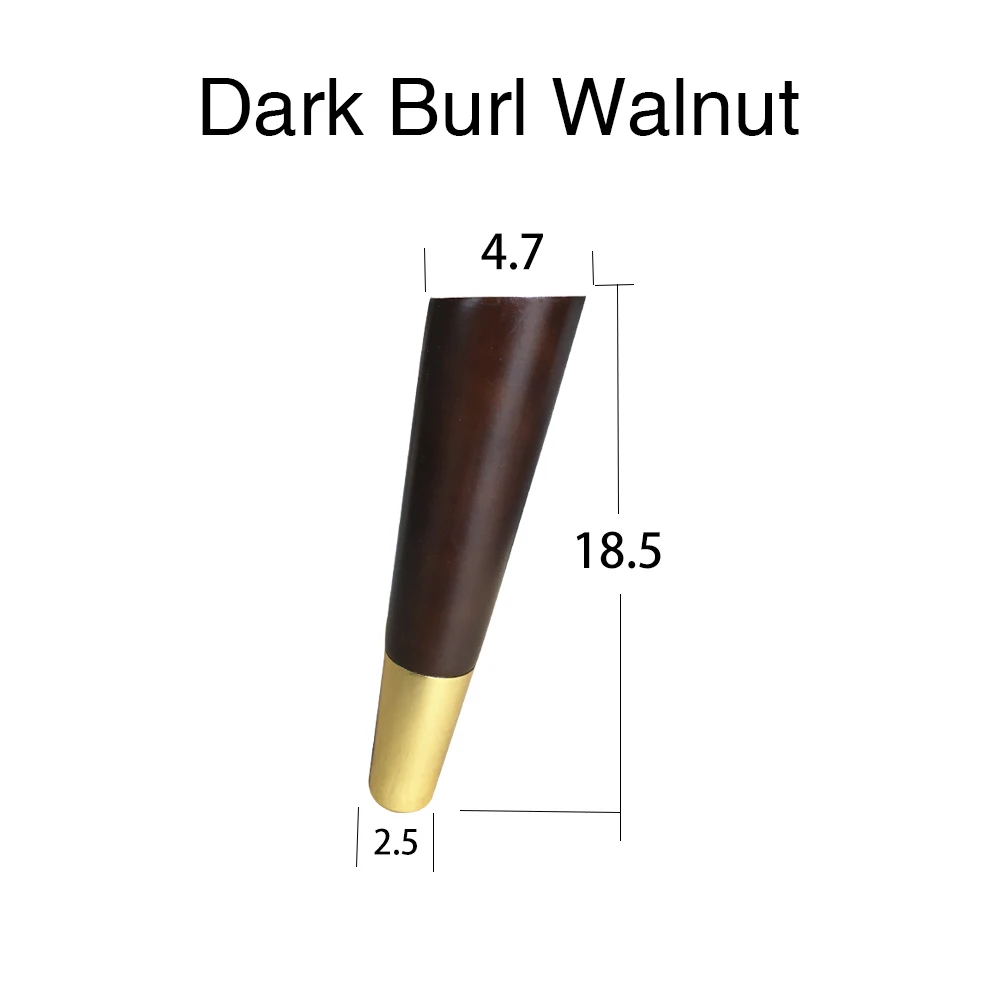 4,7x18,5x2,5 см простой стиль диагональная сторона Bracing ноги резиновые деревянные ножки мебель стол ножки шкафа с железной пластиной и винтами