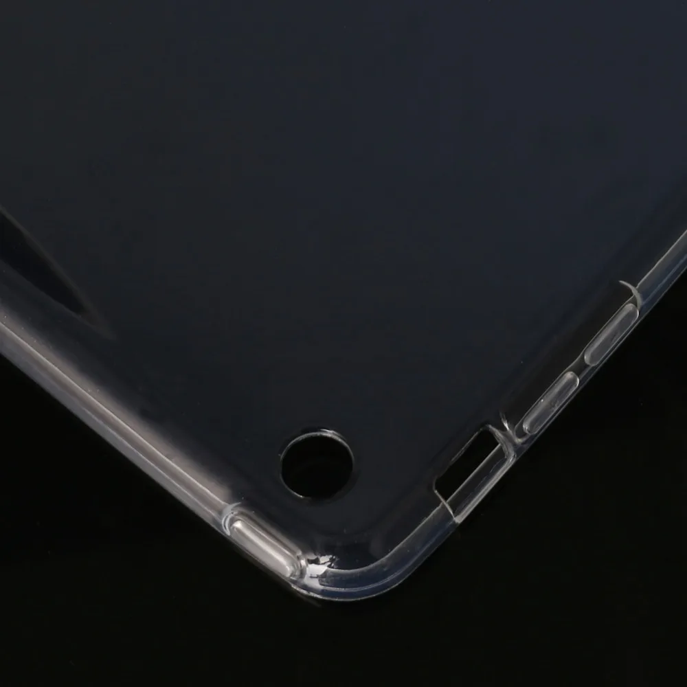 New Ultra Thin Transparent Soft TPU Case Cover For iPad 1/2/3/4 Air Mini Pro 9.7'' Tablet PC Clear Protective Shell C26