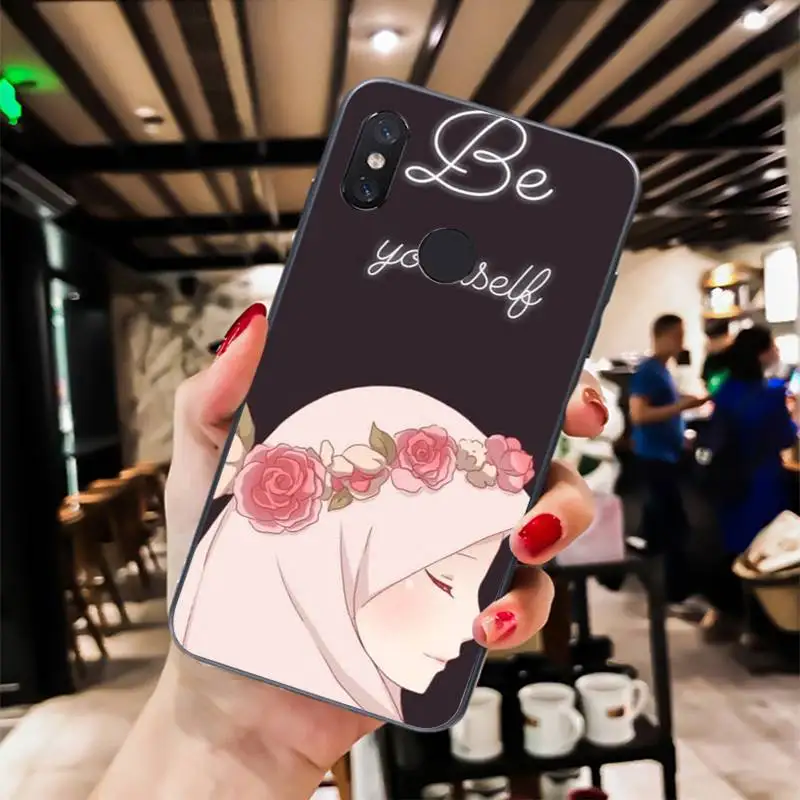 Oriental Woman In Hijab Face Muslim Islamic Gril Eyes Phone Case
