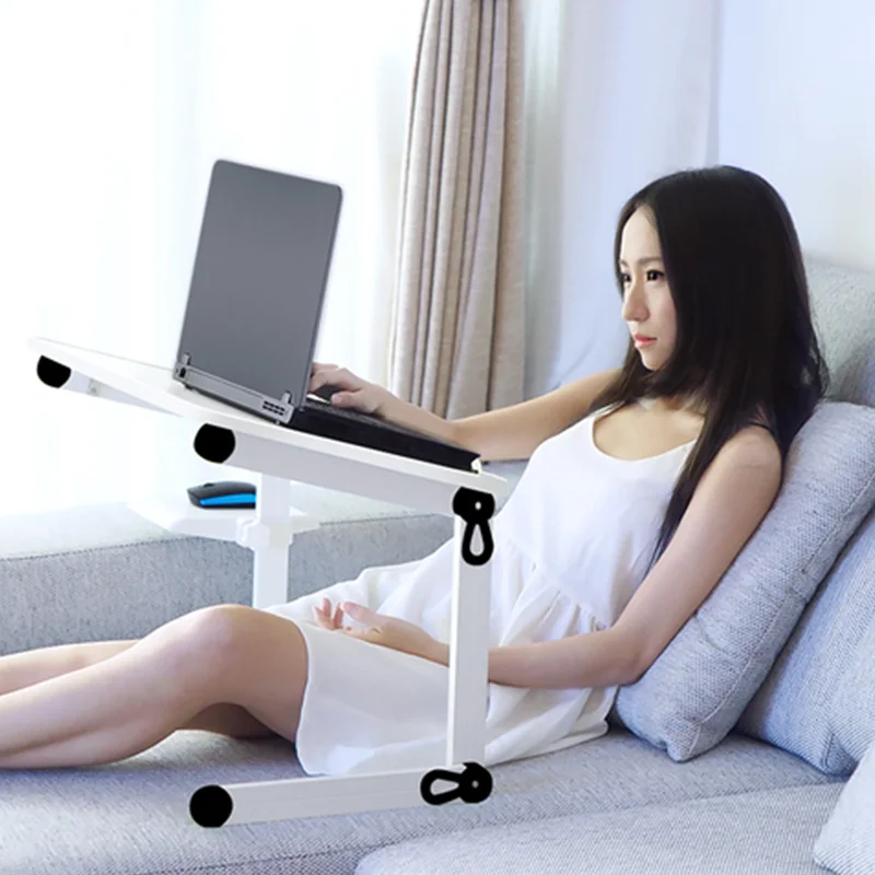 

Laptop desk bed Small table student dormitory lazy folding bracket bed small desk