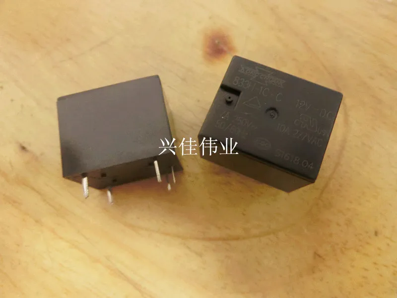 833H 1C C 12VDC new original relay open and close a 10A5foot DC12Vin Relays from Home