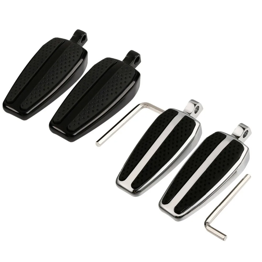 

Black/Chrome 10mm Male Mount-Style Footpeg For Harley Electra Road Glide Fatboy Softail Dyna Sportster 883