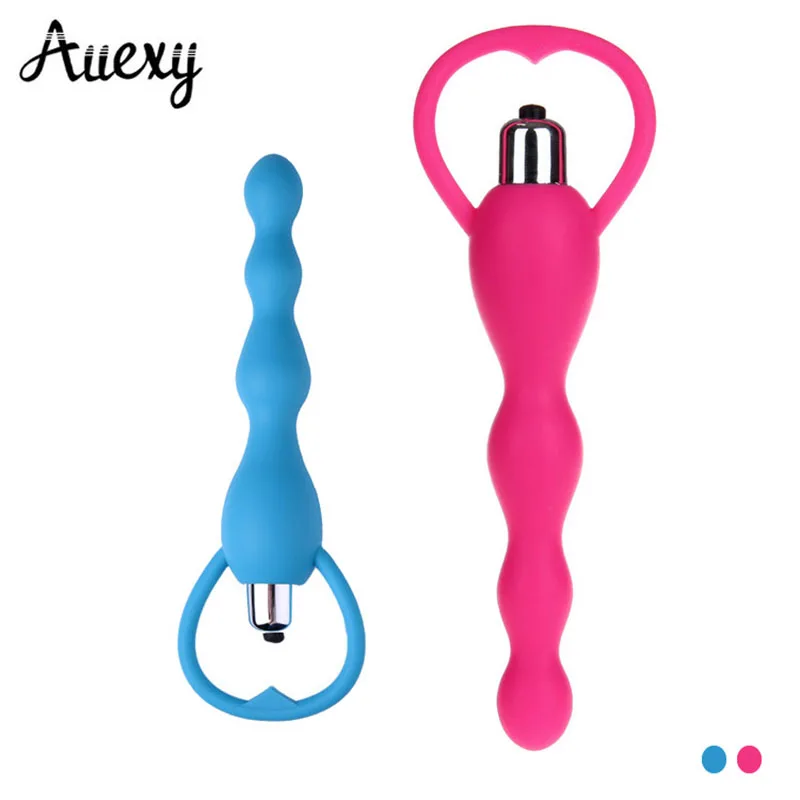 AUEXY Силиконовые Секс Вибраторы Анальные шарики G Spot вибратор секс игрушки для