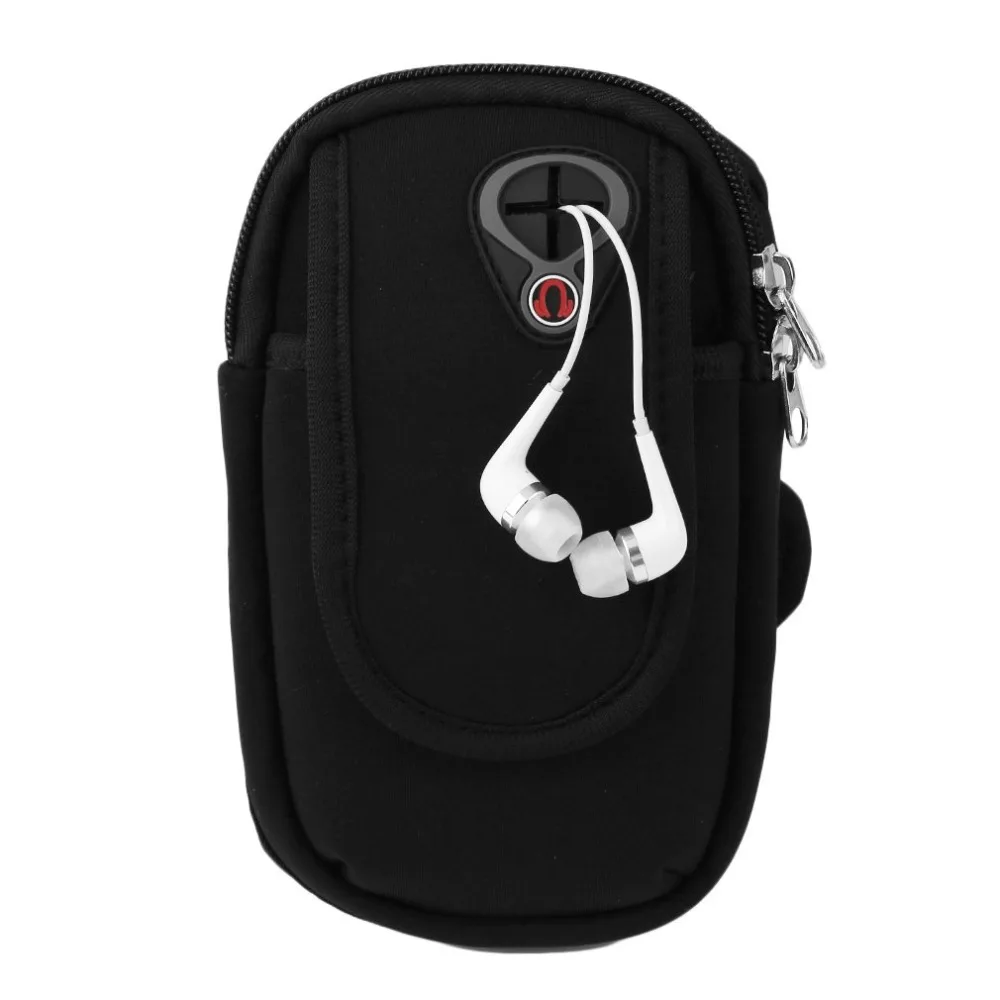 5.5 Universal Nylon Mobile Phone Armband Outdoor Gym Sports Running Gear Wrist Bag Arm Set Case Cover For Phone