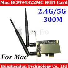 PCI-E 2,4G/5G аэропорт Экстрим BCM94322MC Двухчастотная беспроводная wifi карта