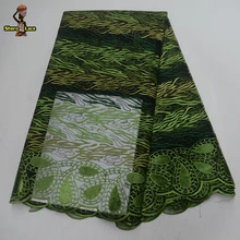 Оливковое масло в африканском стиле зеленого цвета, африканская кружевная Вышивка Ткань высокое качество кружева Чистая кружево вышивка тюль кружева ткань для нигерийские вечерние платья
