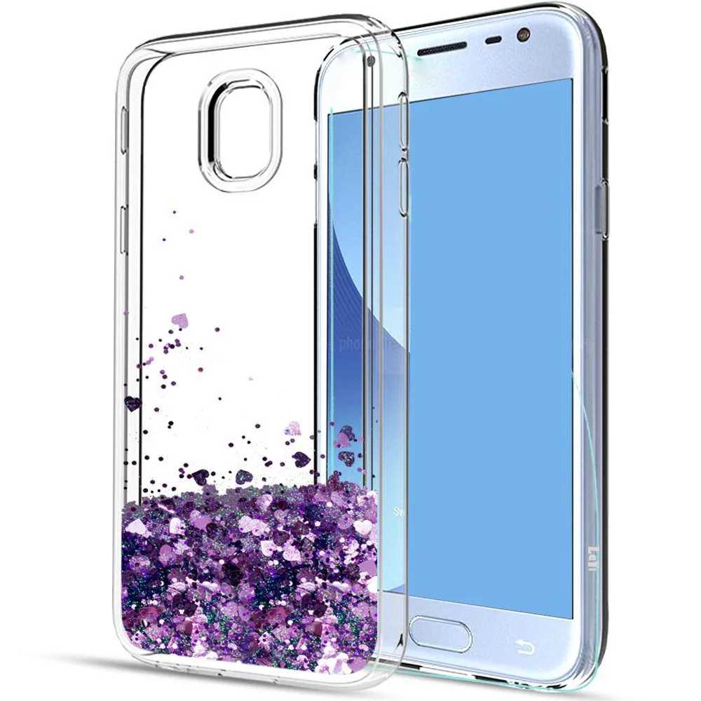 Блестящий чехол с динамическим песком и жидкостью для Samsung A320 A520 J510 J710 J7 Мягкий из
