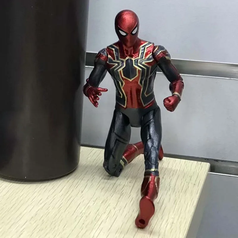 Infinity War Avengers Hero Series Iron Spider Man PVC Action Figure Marvel Legends Spiderman Collection Model Toys Doll (9)