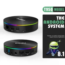 T95Q Android 8,1 Smart Tv Box S905X2 четырехъядерный 2,4G& 5GHz двойной Wifi H.265 4K медиаплеер Android телеприставка спутниковый ресивер Bo