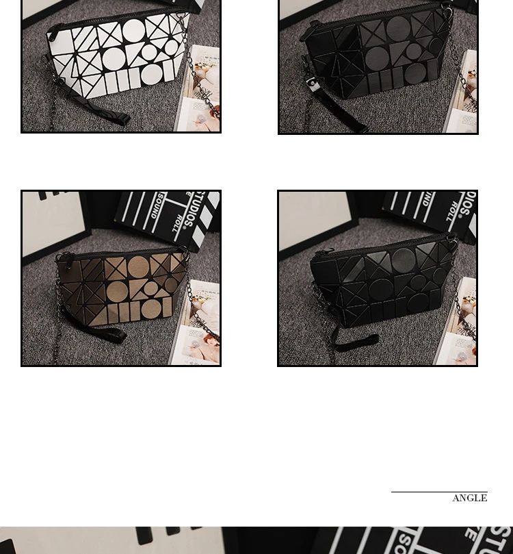 Новая модная сумка через плечо с геометрическими цепочками, женская сумка из искусственной кожи, брендовая сумка, сумки-мессенджеры, женский клатч на плечо, хорошее качество