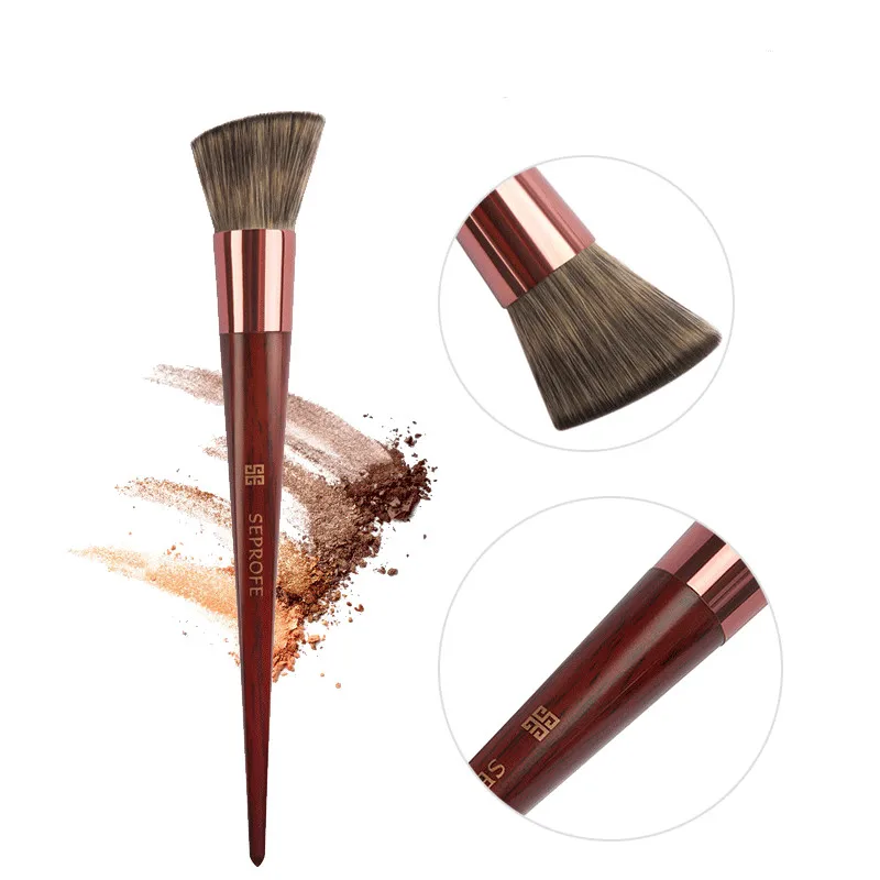 

Beautypapa Professional Makeup Brushes Imitation Squirrel Hair Liquid Foundation Brush High Quality Make Up Blending Brushes