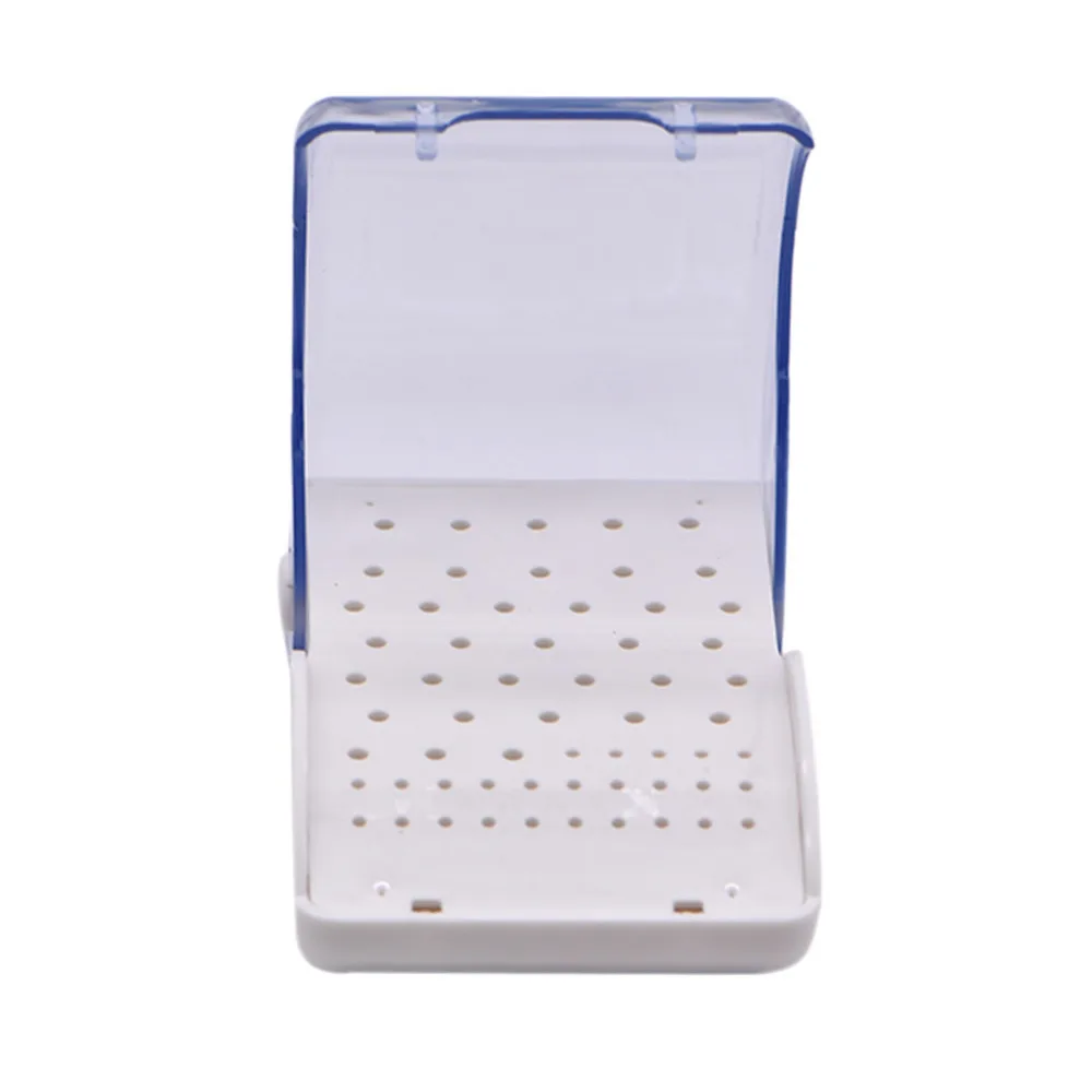 Стоматологическая пластиковая коробка для сверления отверстий 60 инструмент для сверления отверстий коробка для размещения стоматологических инструментов Стоматологическая коробка для дрели автоклав стерилизатор чехол держатель для дезинфекции