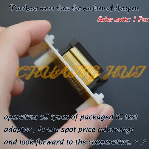 SSOP66 socket width=10mm/12mm Pitch=0.65mm CTP-0066 IC test socket SSOP66 socket width=10mm/12mm Pitch=0.65mm CTP-0066 IC test socket