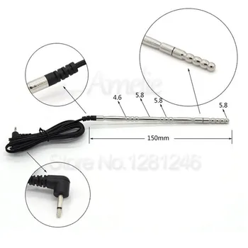 Electric Shock Anal Bullet Vibrator Urethral Sound Pulse Stimulate Electro Shock Urethral Catheter Penis Plug Dilator Sex Toys 3