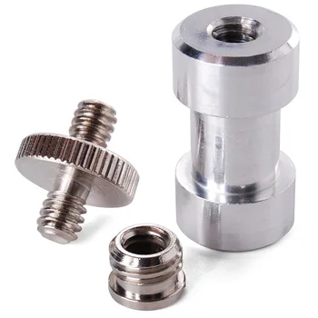 

1/4" 3/8" Trfor iPod Mount Screw Convert Adapter Flash Light Stand Spigot LF600