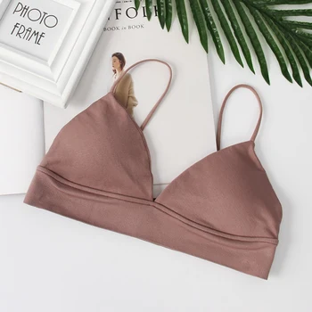 

Sexy Deep V Bras Women Push Up Seamless Bra Comfort Wireless Female Underwear