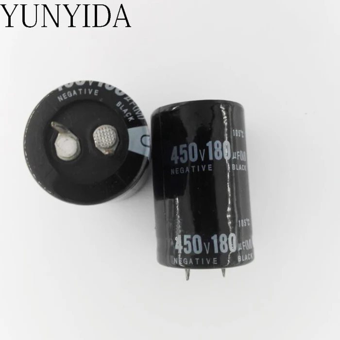 

180uf 450v high quality electrolytic capacitor 450v 180uf 10PCS